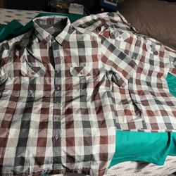 CROFT & BARROW. LARGE. TWO OF SAME SHIRT. QUICK-DRY SHIRT. $22