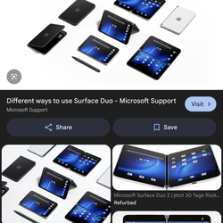 Microsoft Duo 2 unlocked