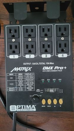 Matrix DMX Pro 4ch. DMX DIMMER PACK