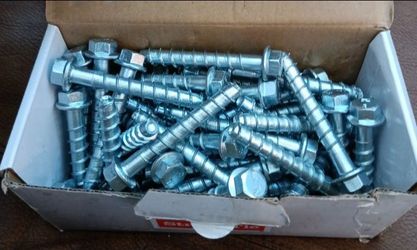 3/8 50 count 3 in Long Samson concrete anchor screws