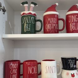 Rae Dunn Christmas Mugs