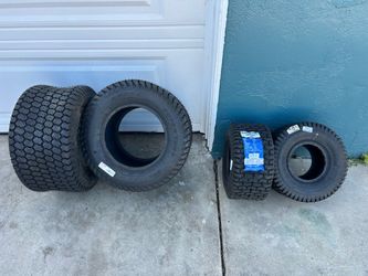 Lawn tractor tires