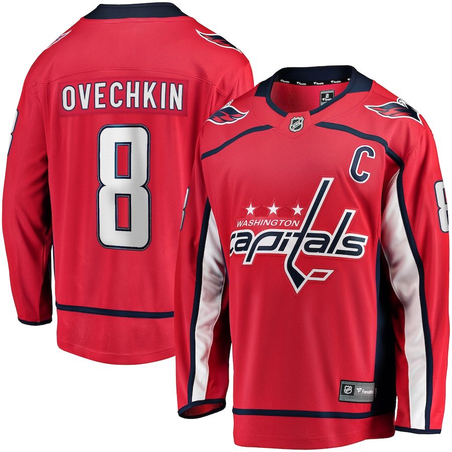 Alexander Ovechkin Washington Capitals Fanatics Captain Jersey, L, new w tags