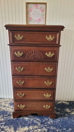 BASSETT WOODEN TALL DRESSERS