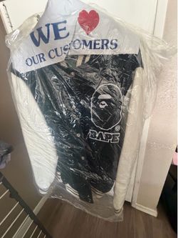 Bape x undefeated varsity jacket xL