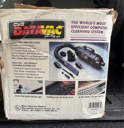 Vintage 1998 Metro DataVac Pro MDV-1BAC Computer Vacuum Blower Tested Works