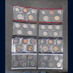 Pair 2002 & 2003 U.S. Mint Sets in OGP --WHOPPING 40 MINT STATE COINS!