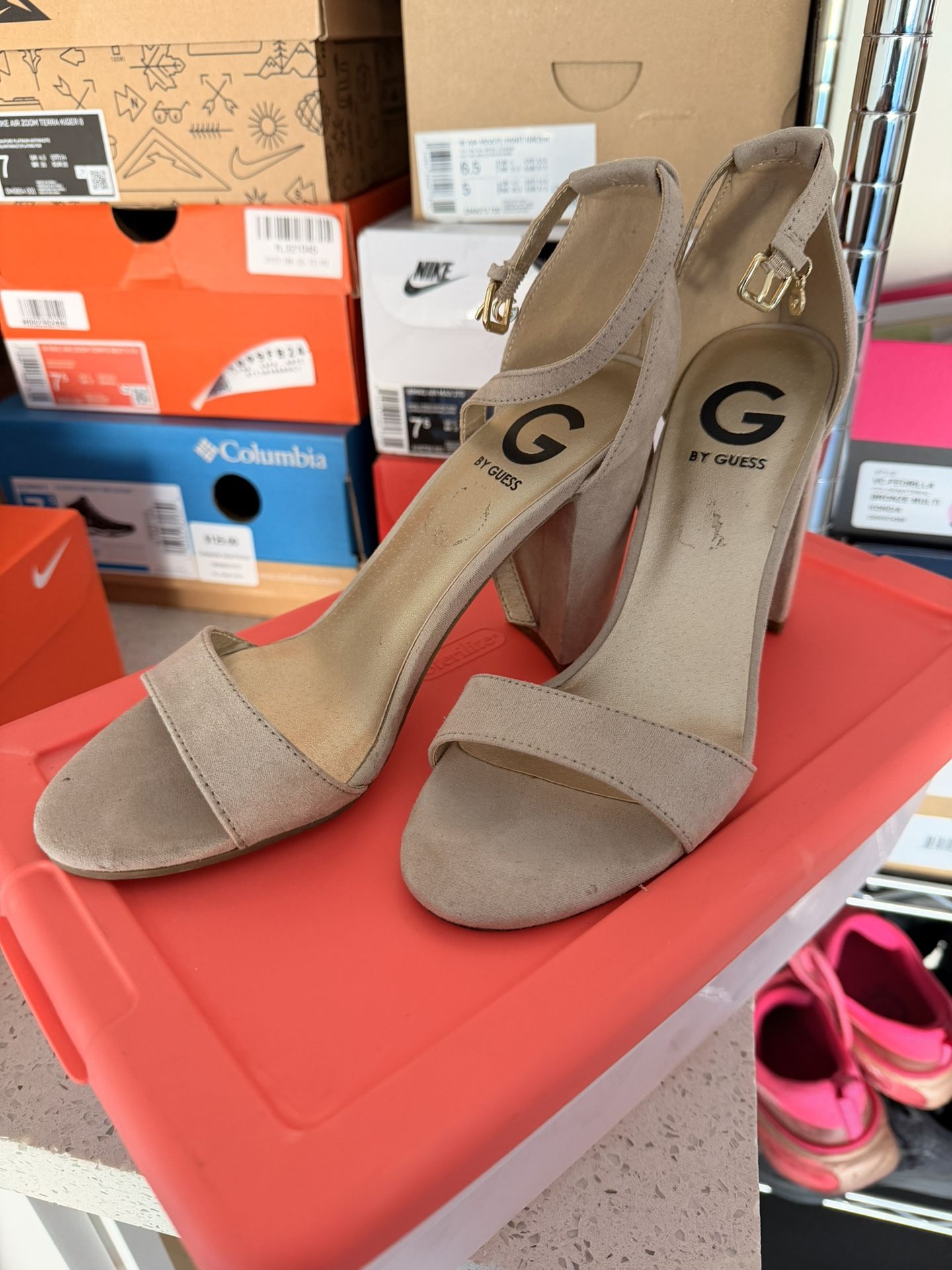 Strappy Block Heel By Guess