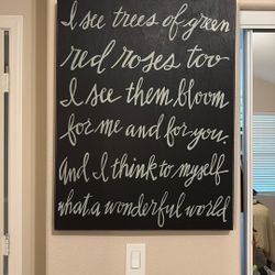 Lyrics Picture - 25W X 35L 