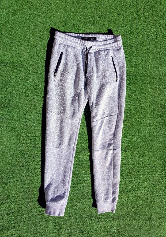 Gray Fleece Brooklyn The Jogger Drawstring Women's Med Lounge Sweatpants GUC