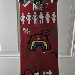 HELLO KITTY x GIRL SKATEBOARD GIRL CARROLL 45TH Anni. Board + Independent Trucks