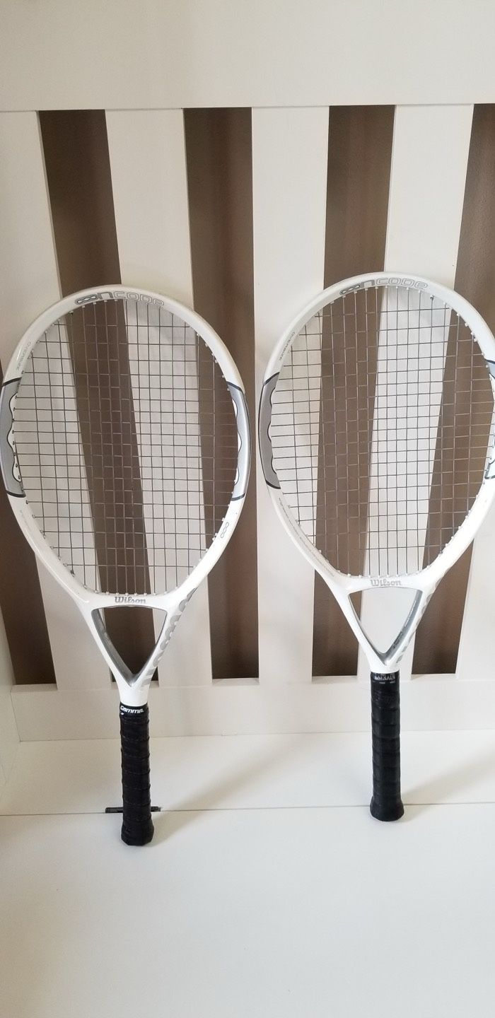 wilson Ncode tennis racket 2 available each $60