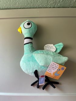 11" Mo Willems The Pigeon Plush,  Don't Let The Pigeon Drive The Bus! New