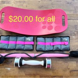 Exercise Accessories- Sold Together 