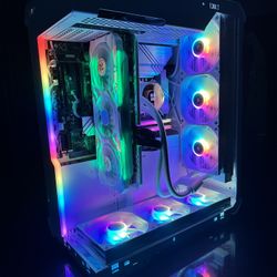 🔥 White Out Custom Gaming PC – RTX 3080 + i5-13400F 🔥