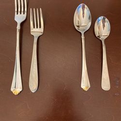 ALLEGHENY METAL KIDS Silverware Childs Safe Flatware Set Stainless