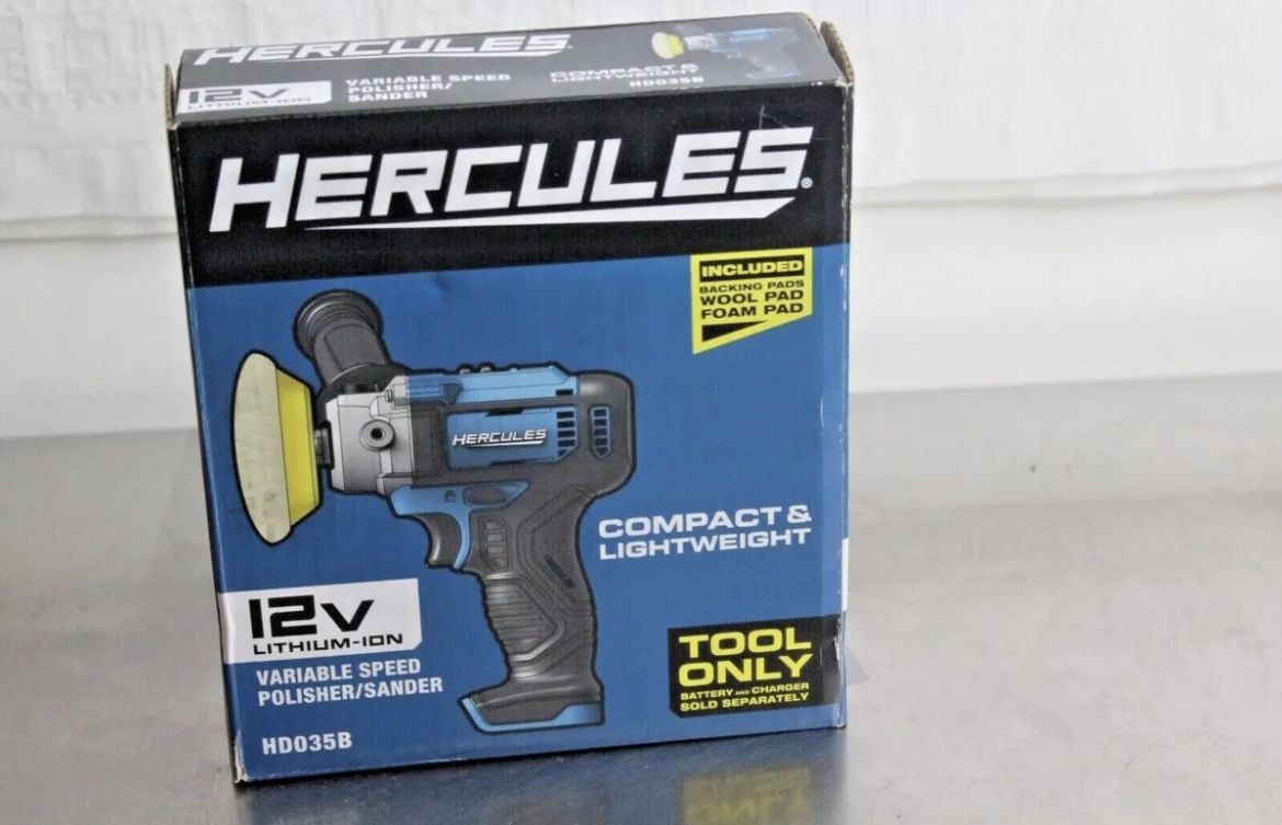 HERCULES HD035B 12V Cordless Variable Speed Polisher/Sander Tool Only 57735