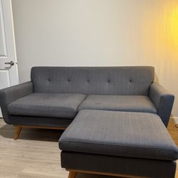 MCM Sofa and Ottoman
