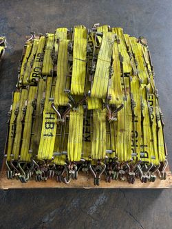 U-Hook Ratchet Straps 3 inch wide