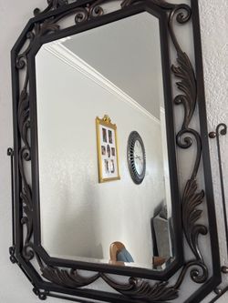 Ashley Furniture Ornate Dark Bronze Wall Mirror