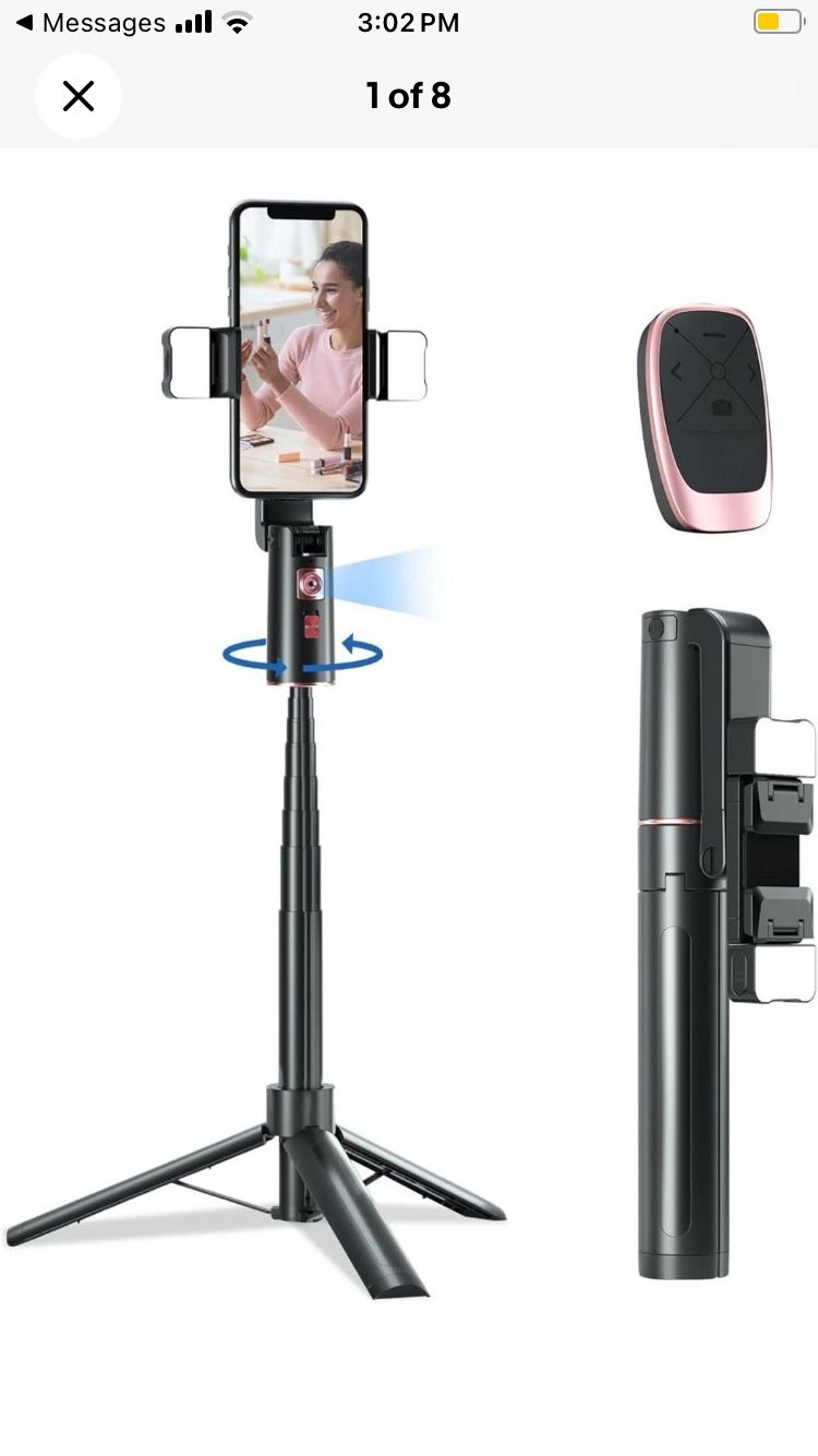 Auto Face Tracking Tripod with Remote 360° Rotation Tracking Phone Holder Stand