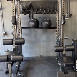 PRO SERIES 2IN1 Ultimate Half Rack Functional Trainer Combo 94”