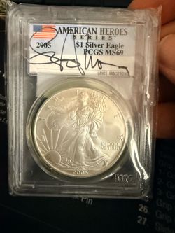 2005 silver eagle ms 69