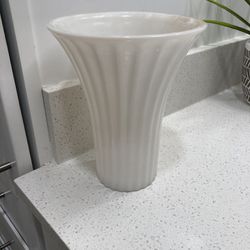 Milk Vase 7 inches tall and 6 across