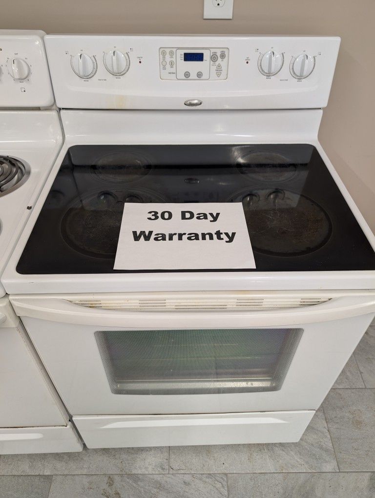 Whirlpool Electric Range Oven Stove