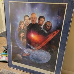 Star Trek: The Next Generation Limited Edition Lithograph by Keith Birdsong (Framed + COA)