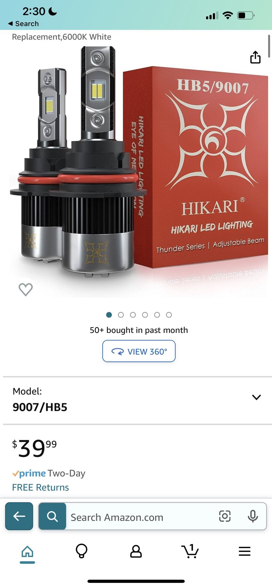 2 Sets Os Hikari LED Lighting $25 Each