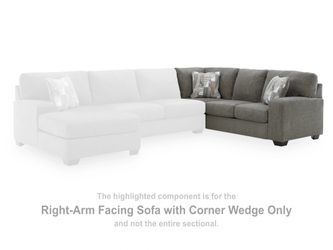 Seyler Lane Greystone RAF Sofa w/Corner Wedge   4840549
