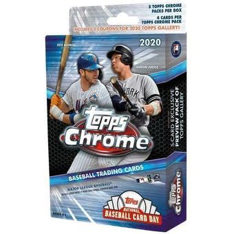 2020 Topps Chrome Baseball Hanger Box (Factory Sealed)
