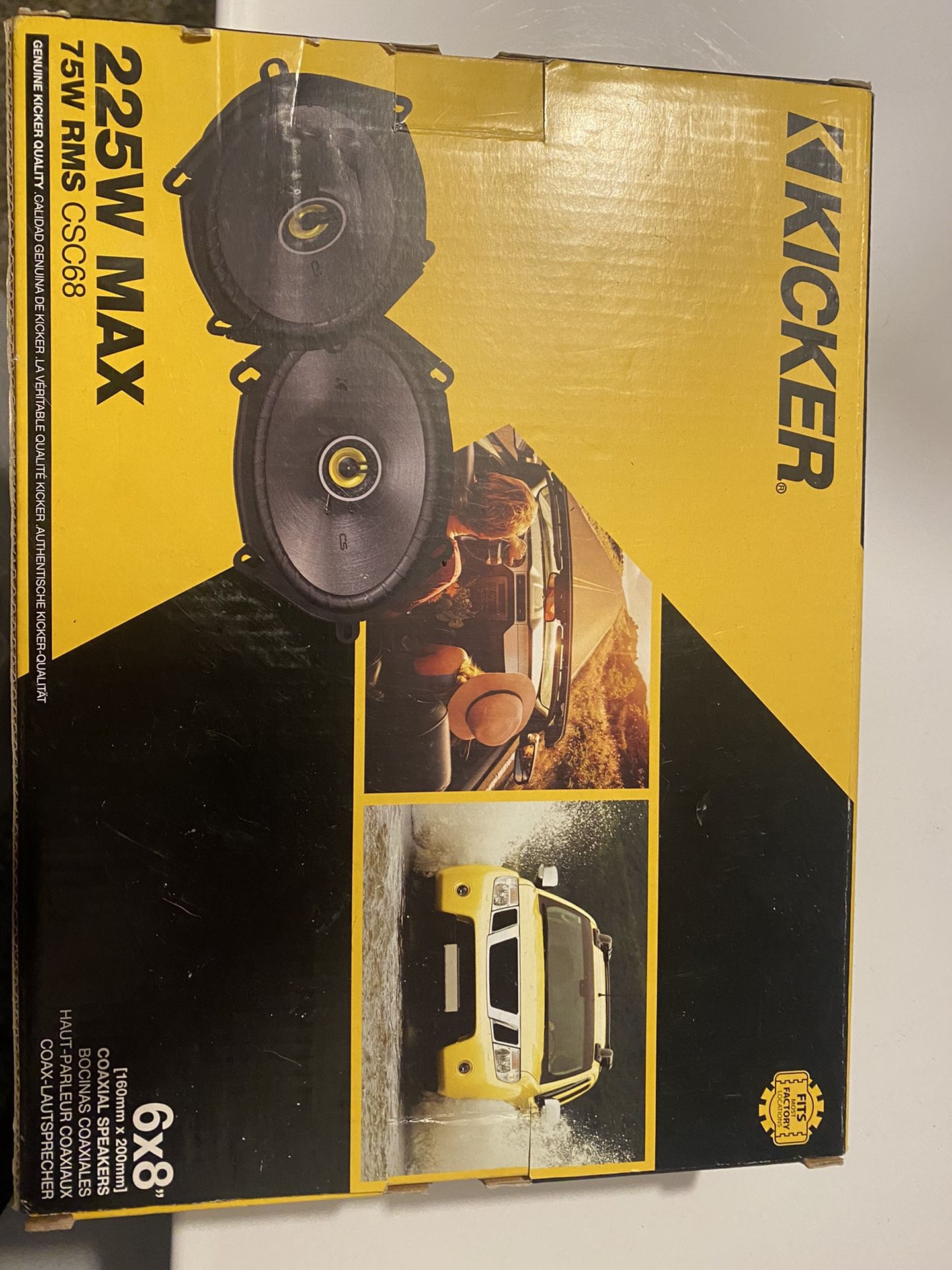 Kicker 6x8 speakers