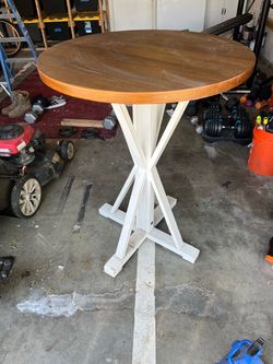Tall corner table
