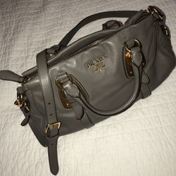 Grey Prada Bag