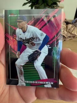 2026 Topps Finest Freddie Freeman Jersey Number Match 05/10 Dodgers