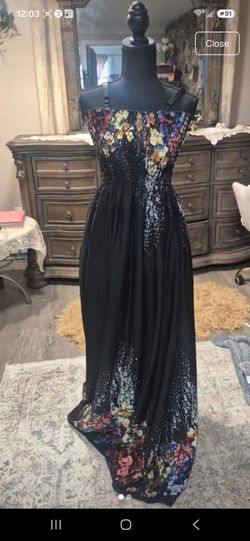 Long maxi floral dress  size L or XL