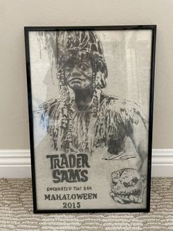 Mahaloween Signed Poster-Traders Sam’s