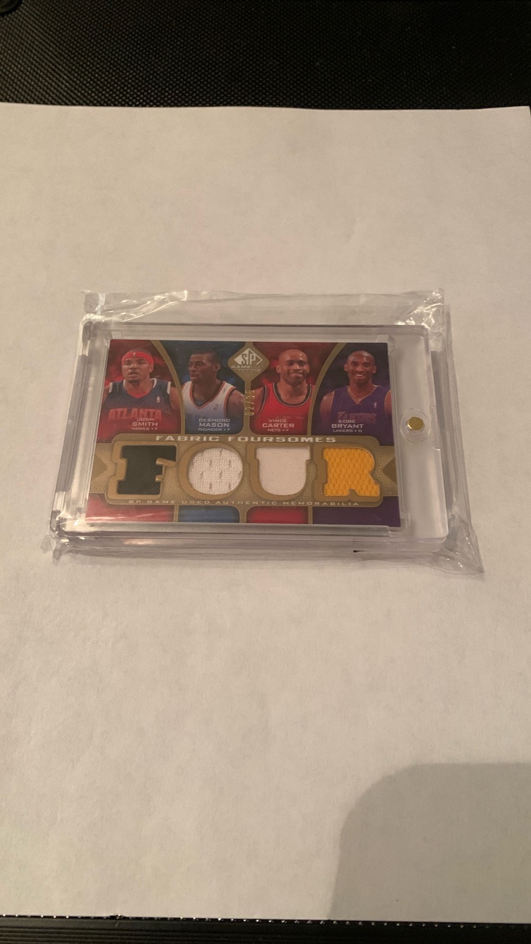 Kobe Bryant 2/35 Game Used Patch Vince Carter 🔥