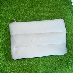 rhode light gray pouch