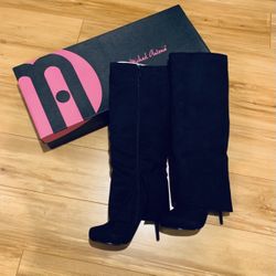 Michael Antonio Black Suede Boots - New!