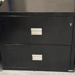 2 Drawer Fire Resistant Lateral File Cabinet