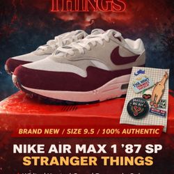 Nike Air Max 1 ‘87 Stranger Things Size 9.5