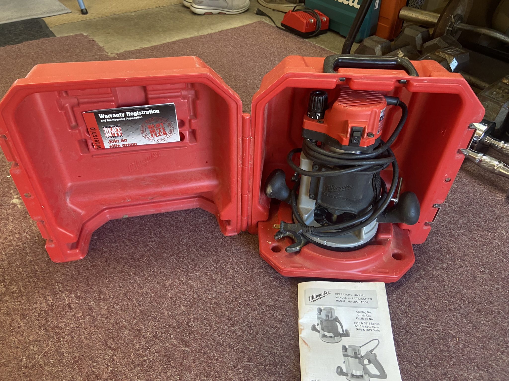 MILWAUKEE 5615-20 1-3/4 Max HP Body Grip Router