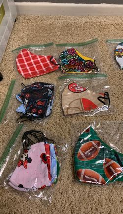 Face masks 100% cotton