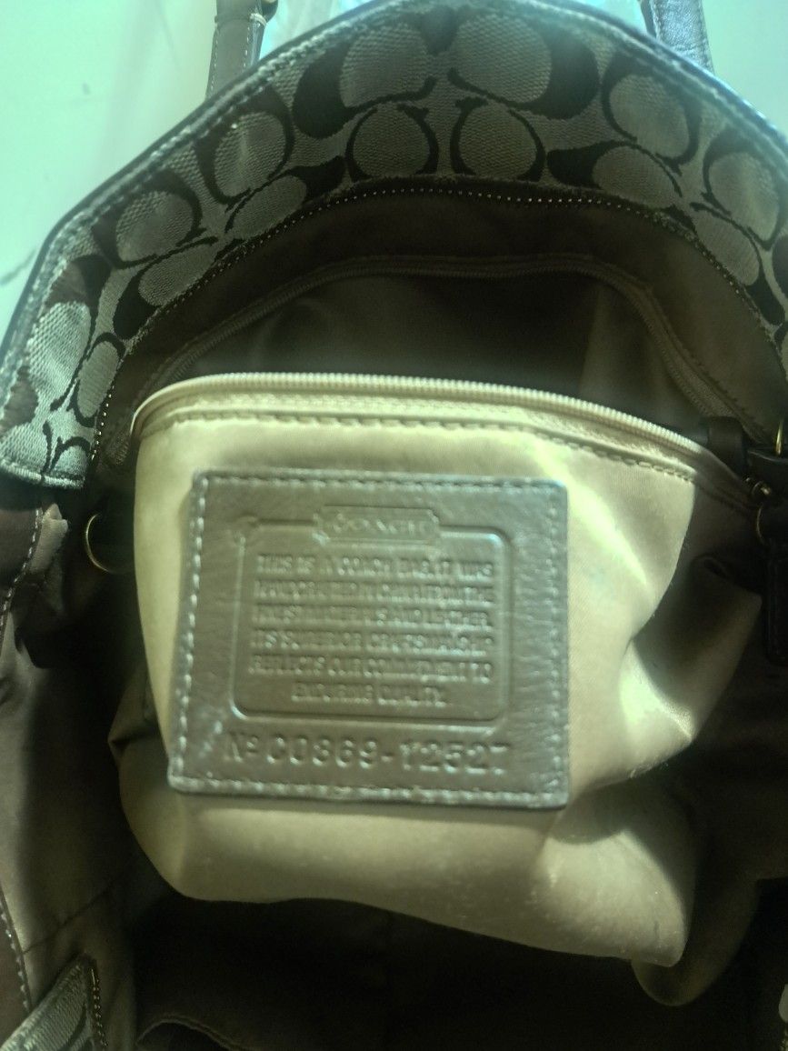 Coach Handbag And Coach Wallet
