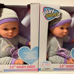Play Right 12” Baby Doll (*Please Read Post Description*)