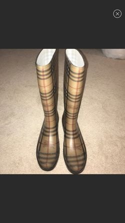 Authentic Burberry Rain Boots