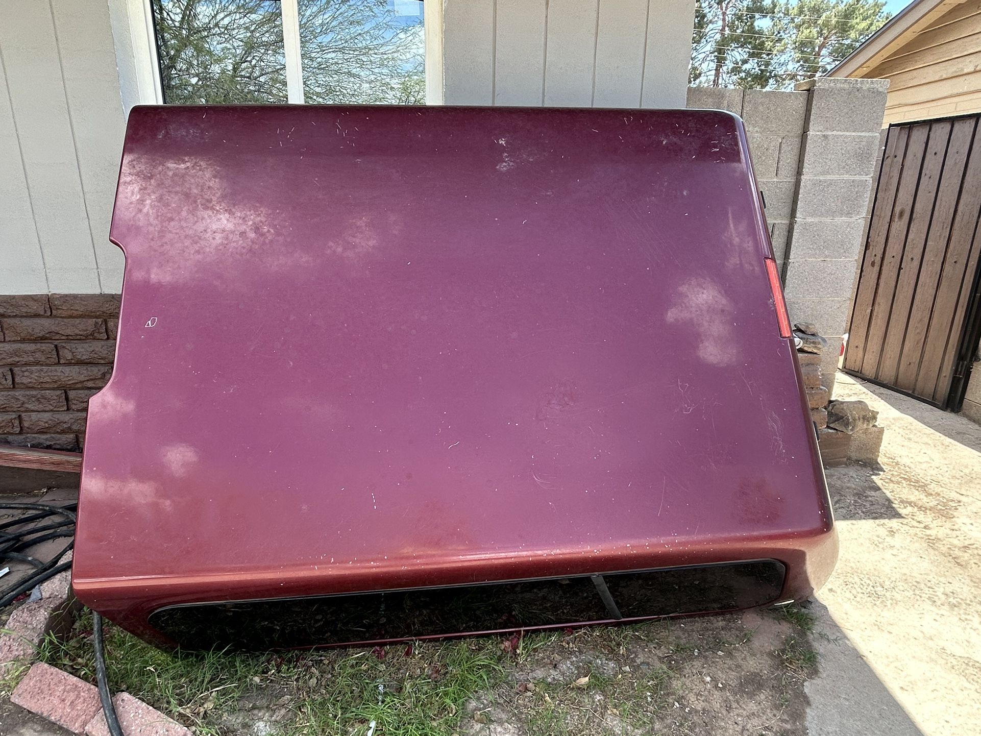 Truck Camper Red